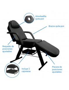 Camilla de posiciones ajustables