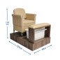 Sillón para Pedicure Spa Dubai DORADA