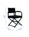 Silla Estilo Director Baja