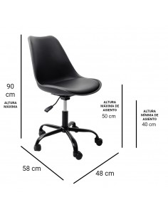 Silla Frankfurt con Pistón Neumático