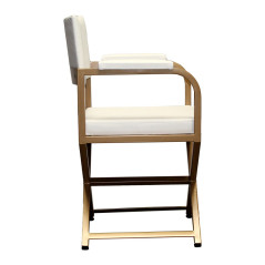 Silla Estilo Director Baja COLECCIÓN DORADA